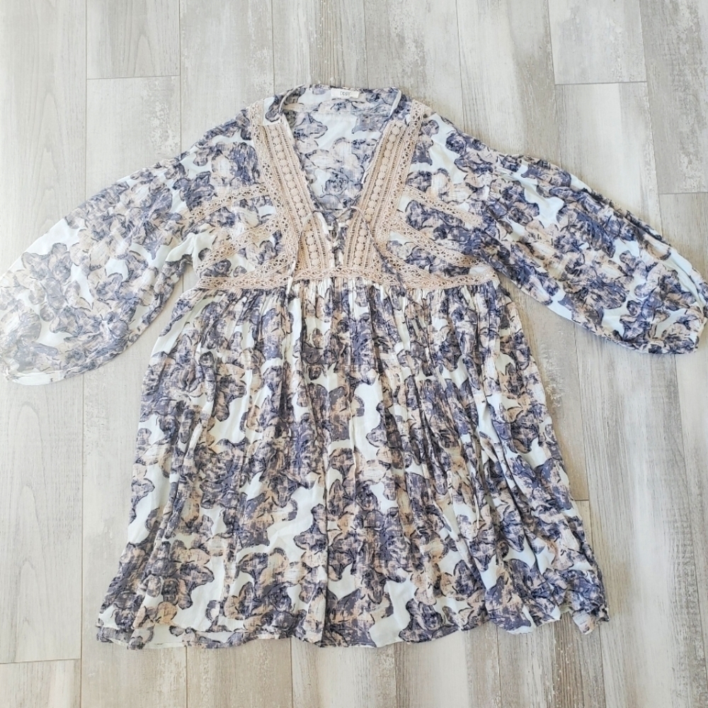 🌸𝅺oddy Floral Babydoll Dress